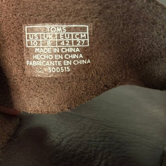 TOMS Brown Boho Sandals US10 - Picture 5 of 6